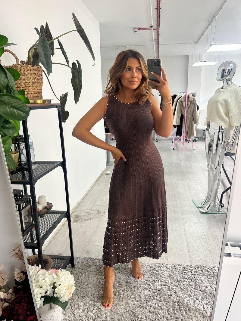KATIE Light Knit Pearl Dress (3 colours)