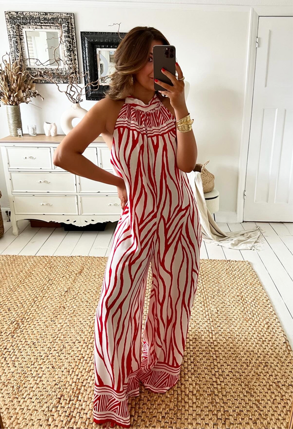 SALE HEIDI Halterneck Jumpsuit (3 colours)