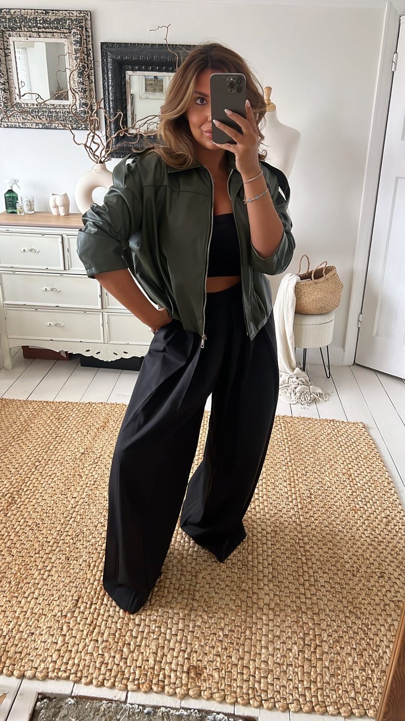 JENNA Faux Jacket (Two Colours)