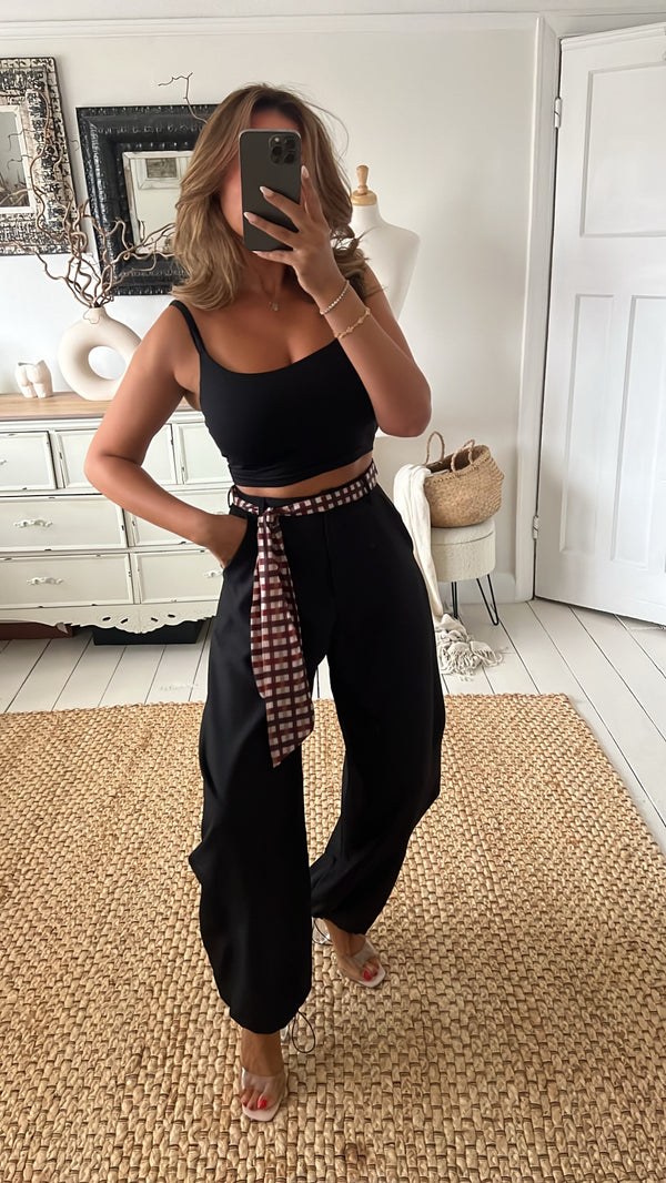 LOUISA Belted Trousers