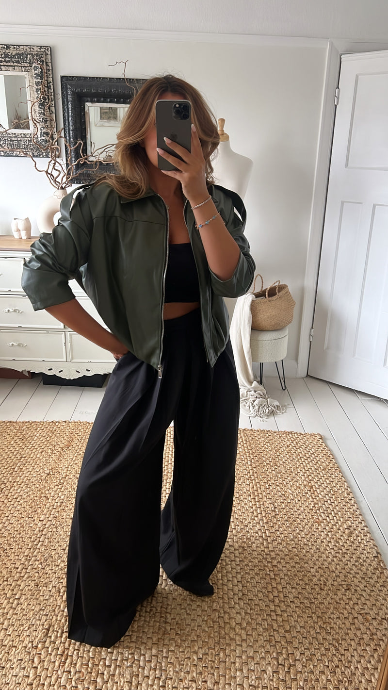 FRANKIE Darted Trousers (Two Colours)