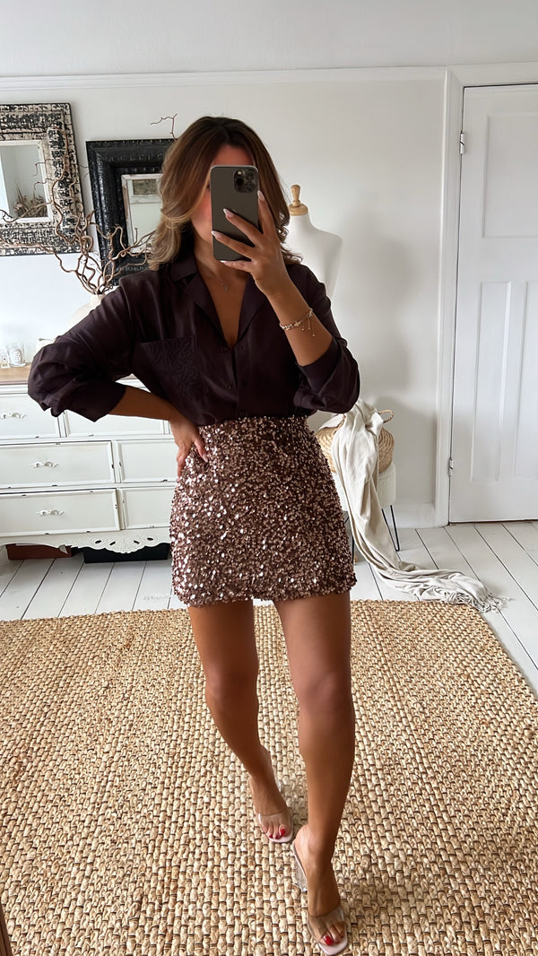 JODIE Sequin Skirt