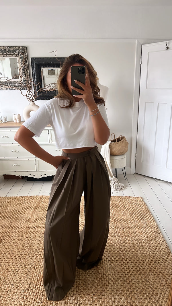 FRANKIE Darted Trousers (Two Colours)