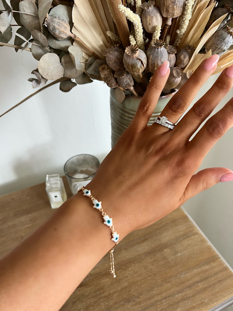 HAMZA White Bracelet
