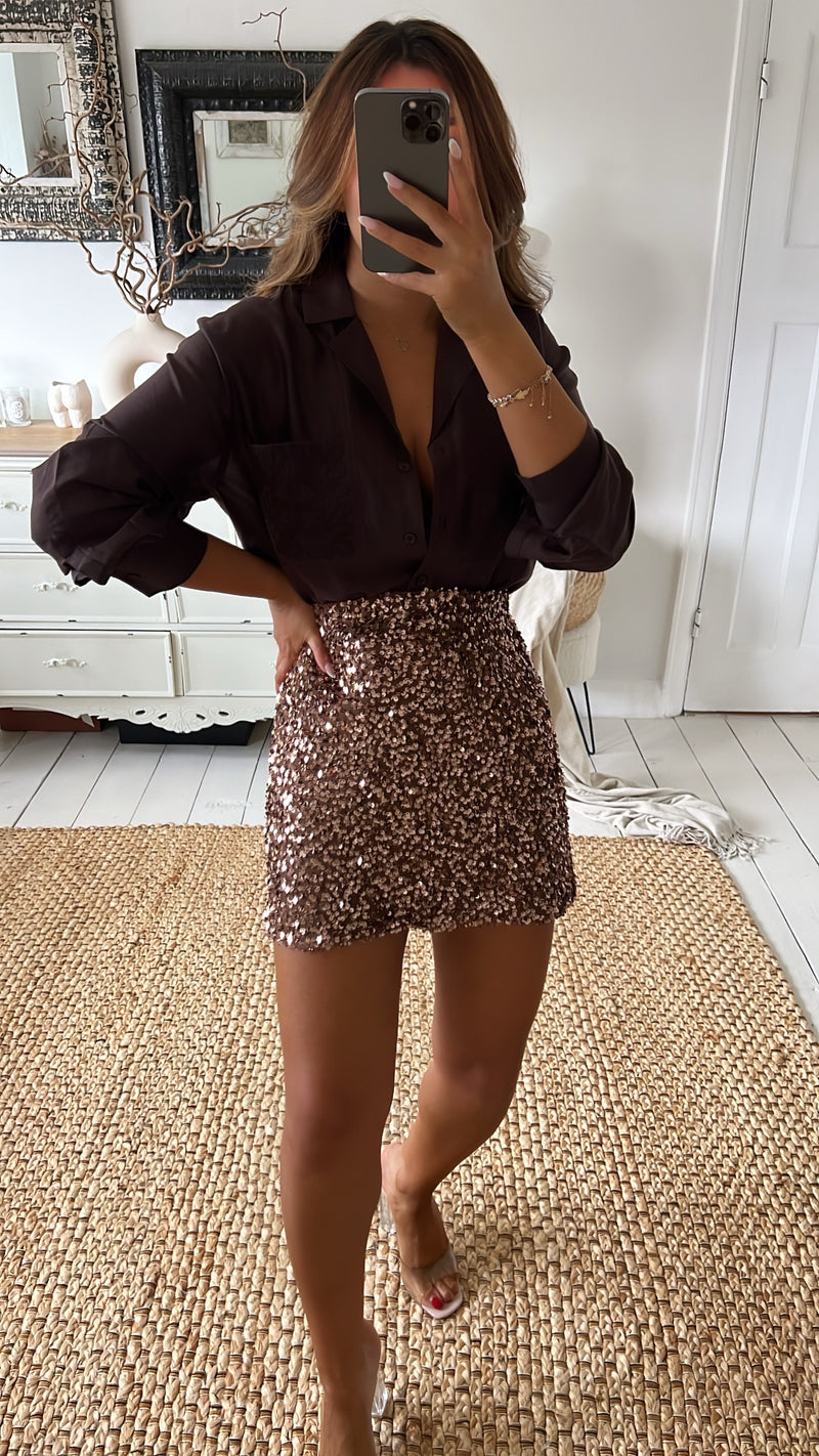 JODIE Sequin Skirt