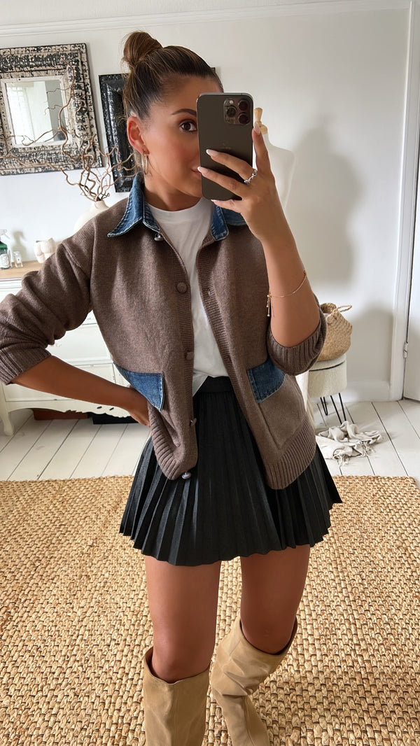 ETTA Contrast Cardi