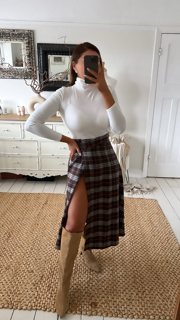 ALINA Gingham Skirt