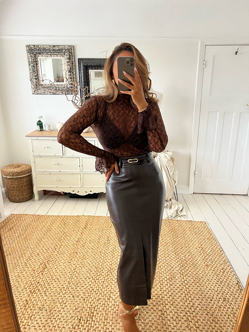 GABBIE Mesh Top